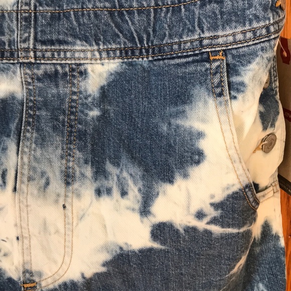 Levi’s Denim Shortalls Indigo Earthy Overdye Size XL - Picture 6 of 12